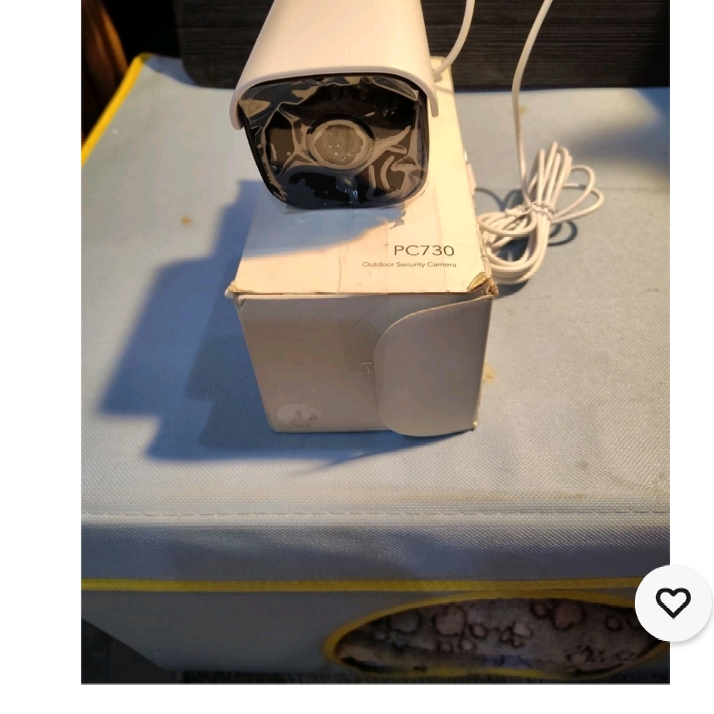 White Outdoor Security Camera